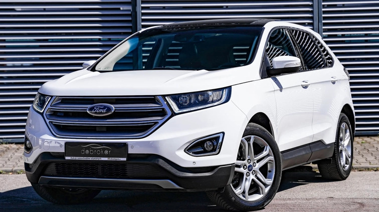 Ford EDGE cena 89900 przebieg: 123624, rok produkcji 2017 z Bieruń małe 667